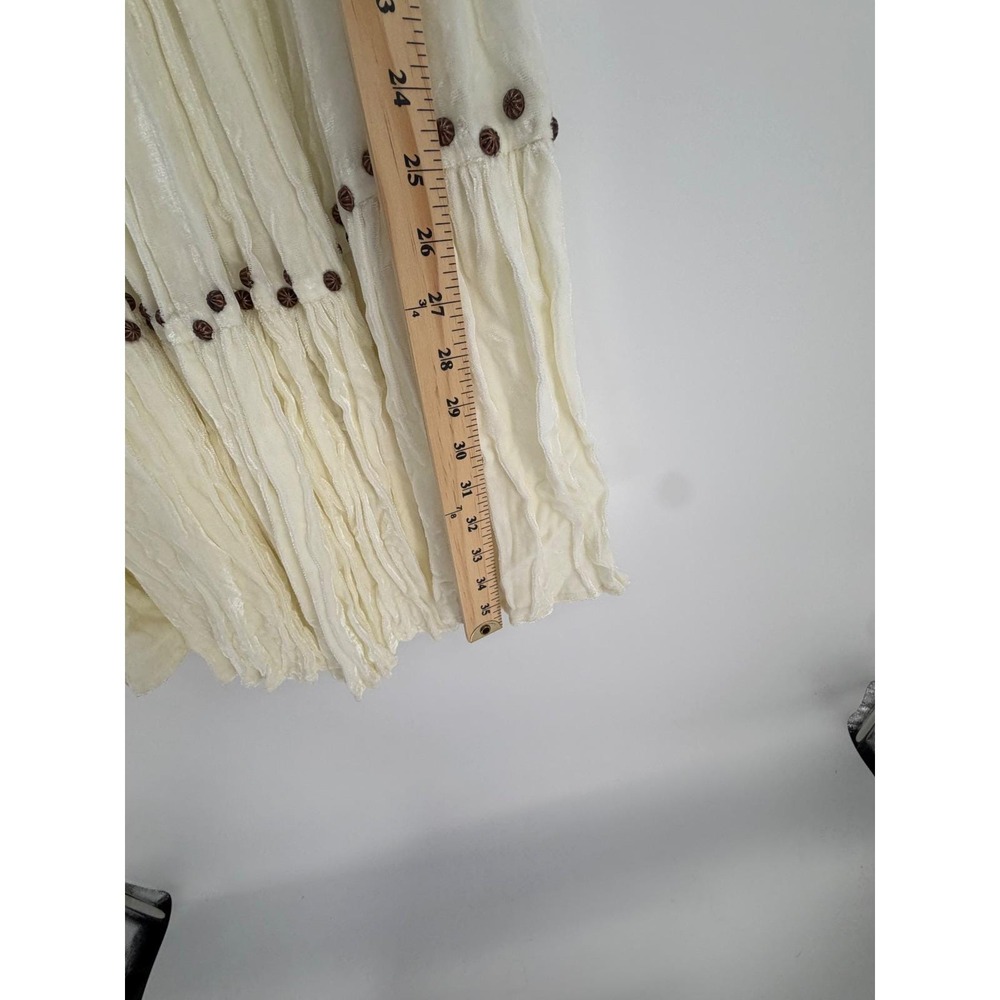 Sedona Stitchery Skirt Set Vintage Cream Studded NWT Southwestern Dead Stock - Picture 12 of 15
